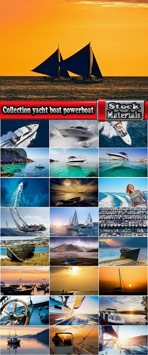 Collection yacht boat powerboat sailing boat sea ocean vacation tourism Trips 25 HQ Jpeg