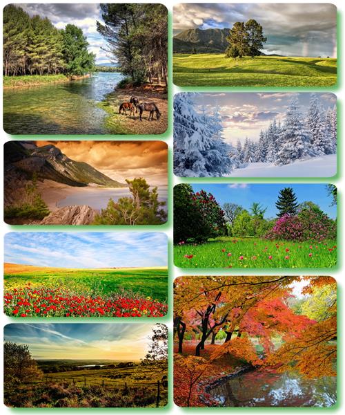 Живописные пейзажи - Обои с фото природы (альбом 189)