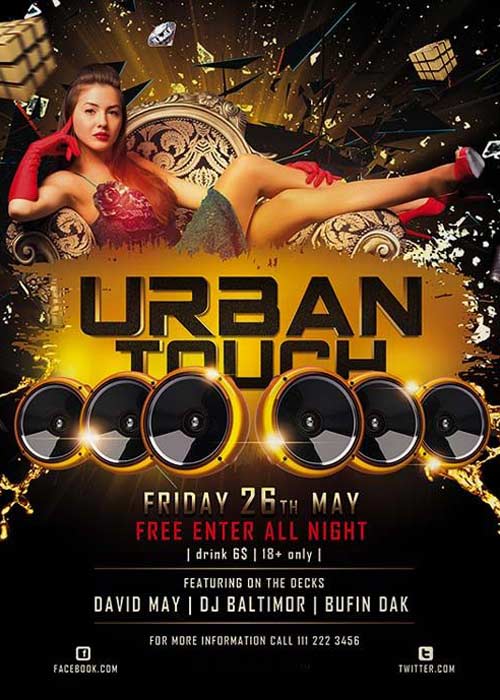 Urban Touch V1 Flyer PSD Template