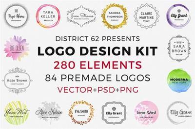 CreativeMarket - D62 Logo Design Kit