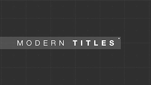 9 Modern Glitch Titles - Project for After Effects (Videohive)
