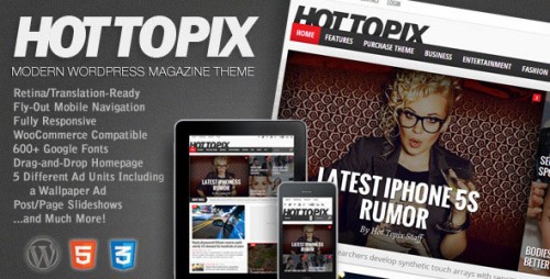 [NULLED] Hot Topix v3.0.3 - Modern WordPress Magazine Theme product logo