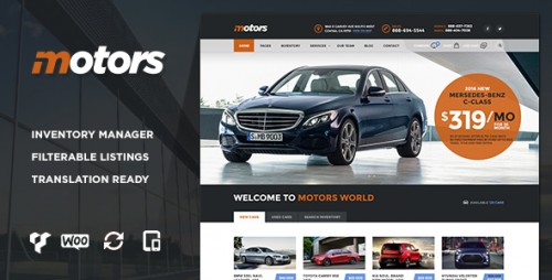 Nulled Motors v2.3 - Car Dealership WordPress Theme logo