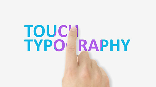Touch Typography - Project for After Effects (Videohive)