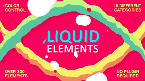 Liquid Elements FX - Project for After Effects (Videohive)