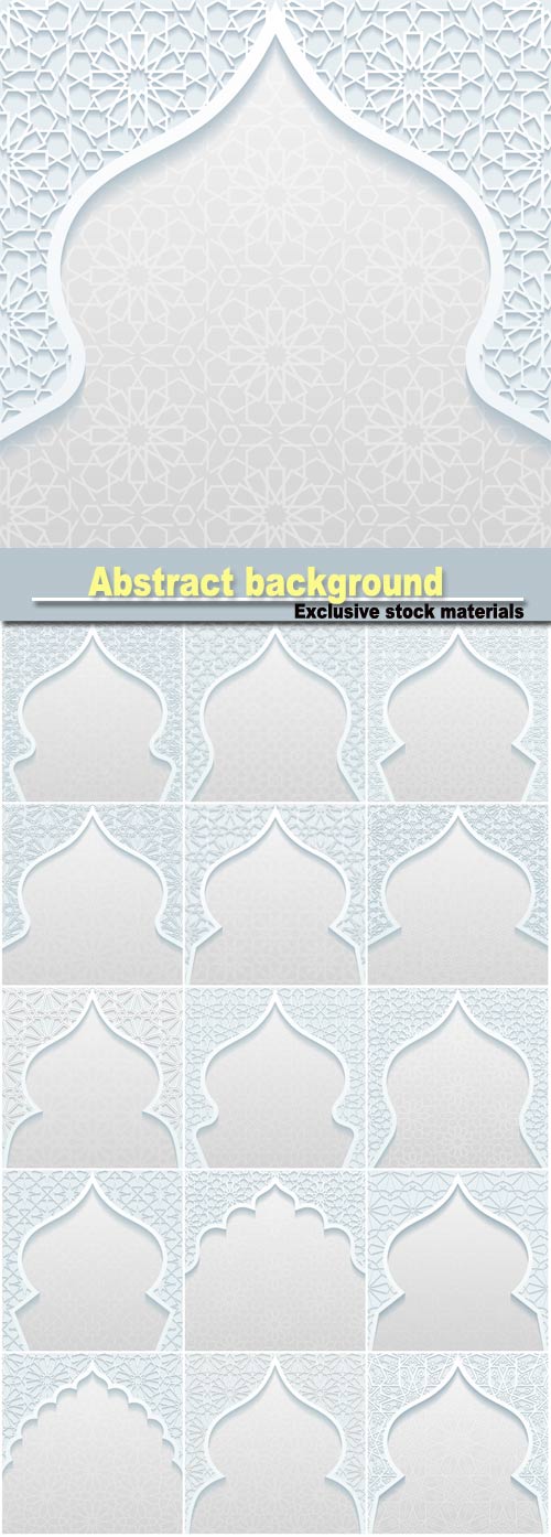 Abstract background with traditional ornament #2