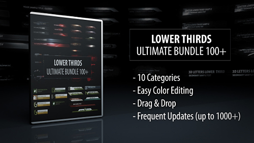 Lower Thirds - Ultimate Bundle 100+ - Project for After Effects (Videohive)