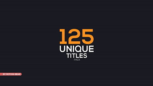 The Titles - Project for After Effects (Videohive)