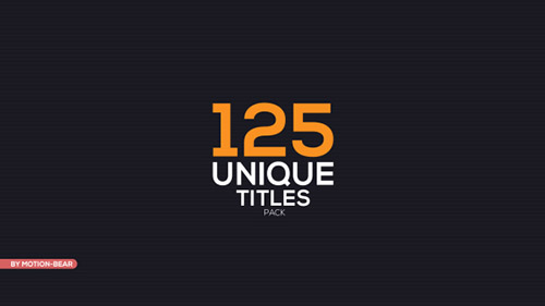 The Titles 16452285 - Project for After Effects (Videohive)