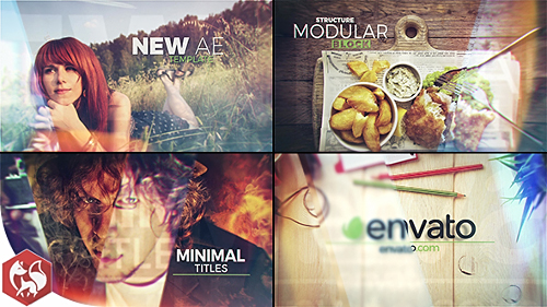 Glass Slideshow Titles - Project for After Effects (Videohive)