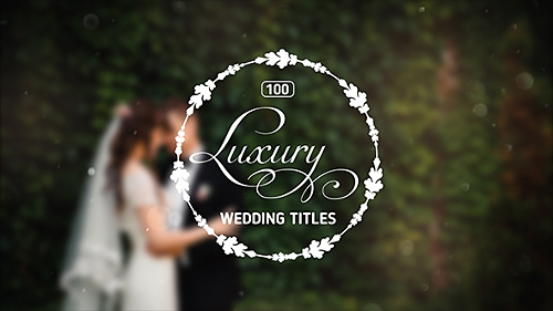 100 Luxury Wedding Titles - Project for After Effects (Videohive)