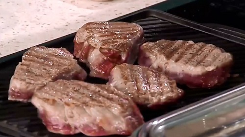 Стейк из говядины-Как правильно жарить стейк на сковороде гриль (2016)