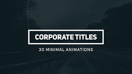 Corporate Titles - Project for After Effects (Videohive)