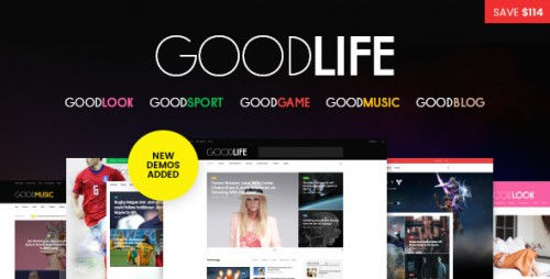 Nulled GoodLife v1.2.0 - Responsive Magazine Theme product photo
