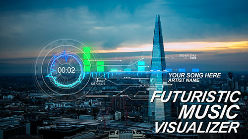 Futuristic Music Visual - Project for After Effects (Videohive)