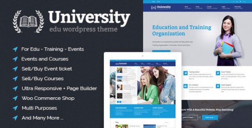 Nulled University v2.0.15 - Education, Event and Course Theme photo