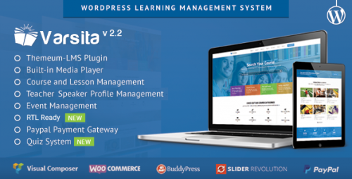 Download Nulled Varsita v2.2 - WordPress Learning Management System  