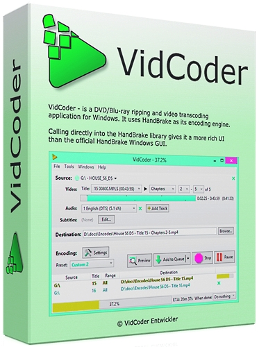 VidCoder 2.41 Beta + Portable