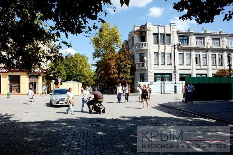 Реконструкция двух центральных улиц Симферополя пройдет в два этапа [фото]