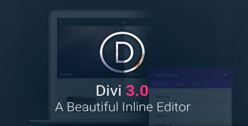 Nulled Divi v3.0.4 - ElegantThemes Premium Theme cover