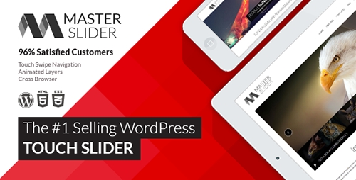 Nulled Master Slider v3.0.4 - WordPress Responsive Touch Slider product graphic