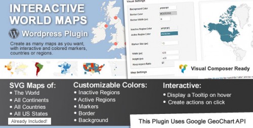 [NULLED] Interactive World Maps v1.91 - WordPress Plugin program