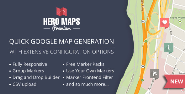 Nulled CodeCanyon - Hero Maps Premium v2.1.5 - Responsive Google Maps Plugin - WordPress