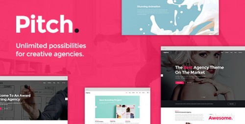 Nulled Pitch v1.6 - A Theme for Freelancers and Agencies  