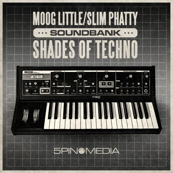 5Pin Media Shades of Techno - Moog Little/Slim Phatty Soundbank